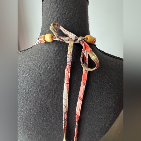 Wild Fable Floral Halter Maxi Dress - Pink and Green NWT 1X - Picture 5 of 10